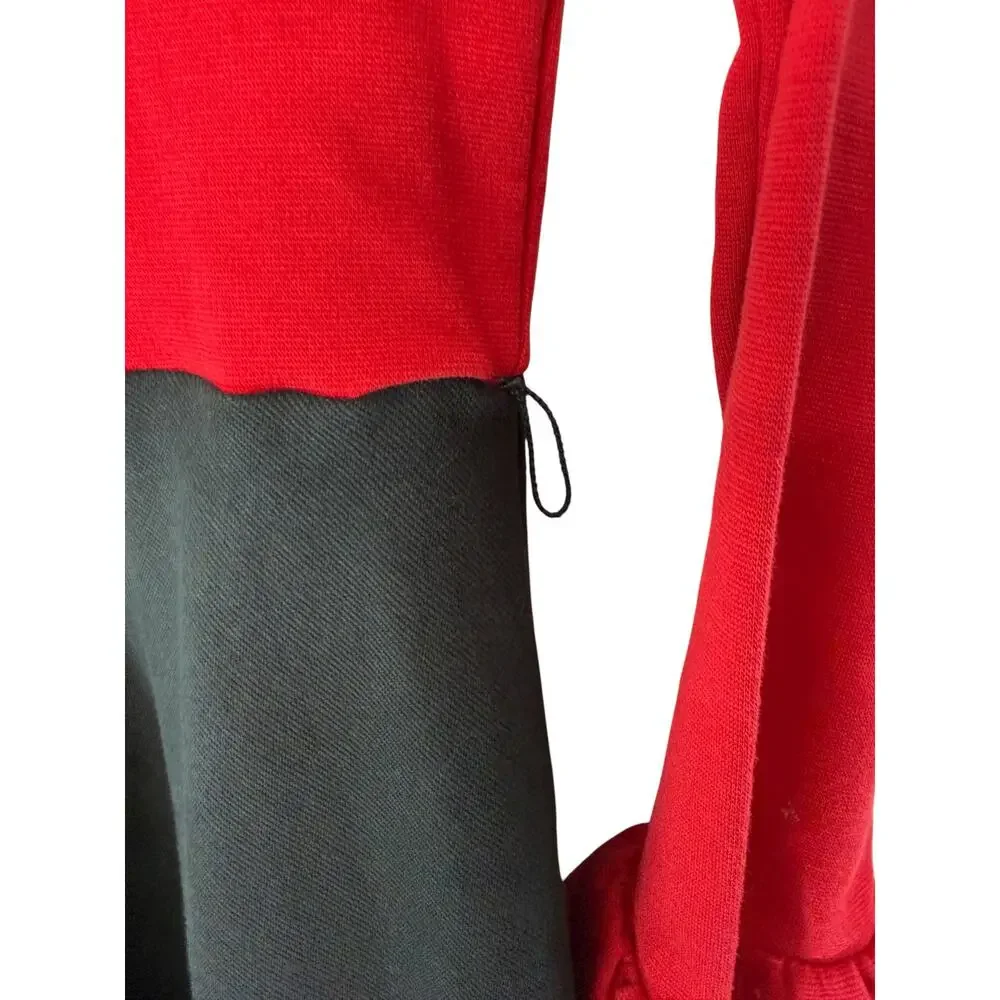 Polo Ralph Lauren Girl's Dress Black Red Holiday‎ Christmas Long Sleeve Large